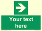 SV5234: Custom Arrow Right Sign