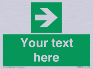 SV5234: Custom Arrow Right Sign