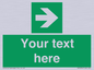 SV5234: Custom Arrow Right Sign