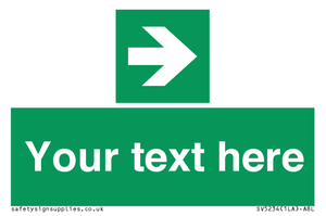 SV5234: Custom Arrow Right Sign