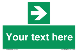 SV5234: Custom Arrow Right Sign