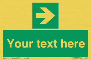 SV5234: Custom Arrow Right Sign