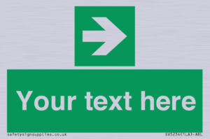 SV5234: Custom Arrow Right Sign