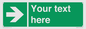 SV5234: Custom Arrow Right Sign