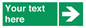 SV5234: Custom Arrow Right Sign