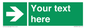 SV5234: Custom Arrow Right Sign