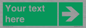 SV5234: Custom Arrow Right Sign
