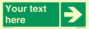 SV5234: Custom Arrow Right Sign