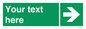 SV5234: Custom Arrow Right Sign