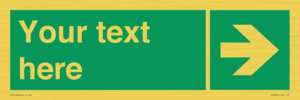 SV5234: Custom Arrow Right Sign