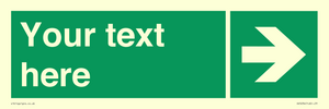 SV5234: Custom Arrow Right Sign