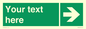 SV5234: Custom Arrow Right Sign