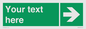 SV5234: Custom Arrow Right Sign