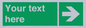 SV5234: Custom Arrow Right Sign