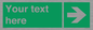 SV5234: Custom Arrow Right Sign