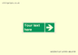 SV5234: Custom Arrow Right Sign