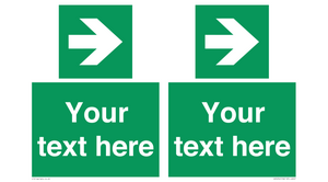SV5234: Custom Arrow Right Sign