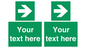 SV5234: Custom Arrow Right Sign