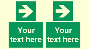 SV5234: Custom Arrow Right Sign