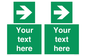 SV5234: Custom Arrow Right Sign