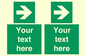 SV5234: Custom Arrow Right Sign