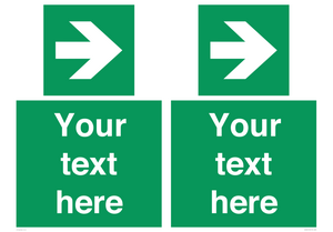 SV5234: Custom Arrow Right Sign