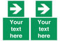 SV5234: Custom Arrow Right Sign