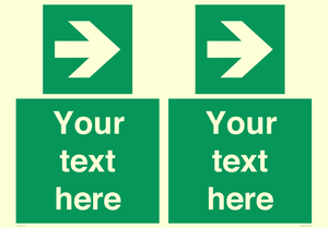 SV5234: Custom Arrow Right Sign