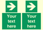 SV5234: Custom Arrow Right Sign