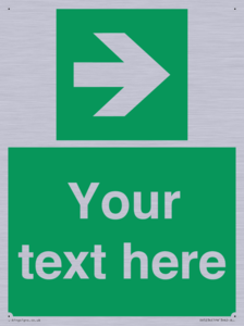 SV5234: Custom Arrow Right Sign