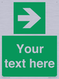 SV5234: Custom Arrow Right Sign