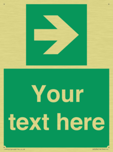 SV5234: Custom Arrow Right Sign