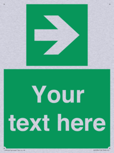 SV5234: Custom Arrow Right Sign