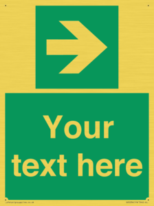 SV5234: Custom Arrow Right Sign