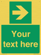 SV5234: Custom Arrow Right Sign