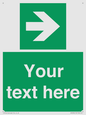 SV5234: Custom Arrow Right Sign
