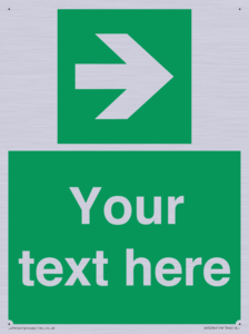 SV5234: Custom Arrow Right Sign