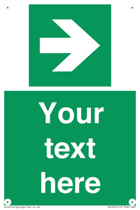 SV5234: Custom Arrow Right Sign