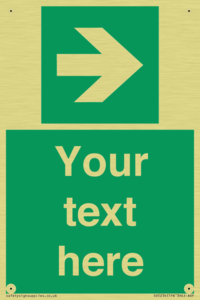 SV5234: Custom Arrow Right Sign