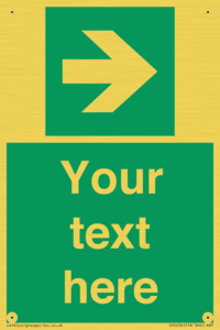 SV5234: Custom Arrow Right Sign