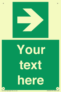 SV5234: Custom Arrow Right Sign