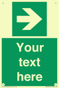 SV5234: Custom Arrow Right Sign