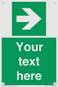 SV5234: Custom Arrow Right Sign