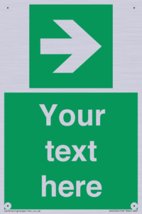 SV5234: Custom Arrow Right Sign