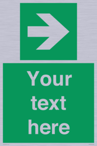 SV5234: Custom Arrow Right Sign