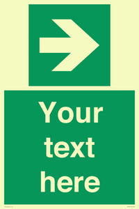 SV5234: Custom Arrow Right Sign