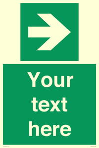 SV5234: Custom Arrow Right Sign