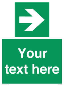 SV5234: Custom Arrow Right Sign