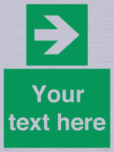 SV5234: Custom Arrow Right Sign