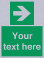 SV5234: Custom Arrow Right Sign